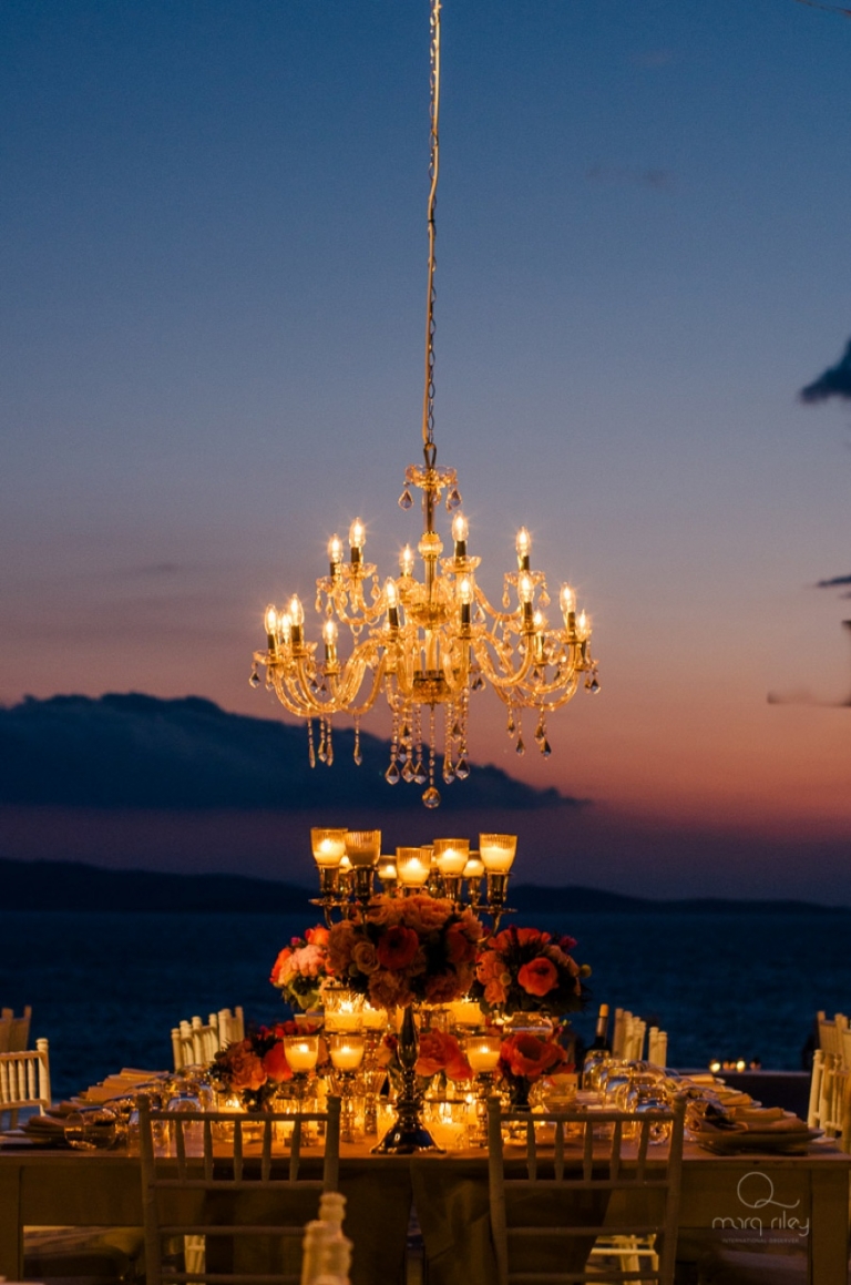 Private Villa Sunset Wedding Private Villa Mykonos The12events 5130